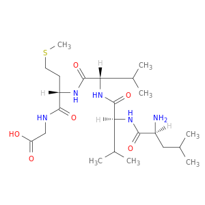 Glycine, N-[N-[N-(N-L-leucyl-L-valyl)-L-valyl]-L-methionyl]-