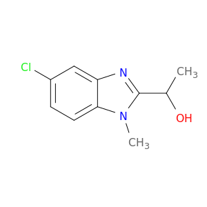 1-(5-Chloro-1-methyl-1H-1,3-benzodiazol-2-yl)ethan-1-ol