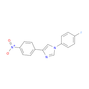 1H-Imidazole, 1-(4-fluorophenyl)-4-(4-nitrophenyl)-
