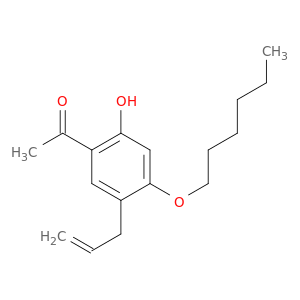 Ethanone, 1-[4-(hexyloxy)-2-hydroxy-5-(2-propenyl)phenyl]-