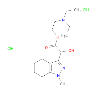 2-(diethylamino)ethyl hydroxy(1-methyl-4,5,6,7-tetrahydro-1h-indazol-3-yl)acetate dihydrochloride