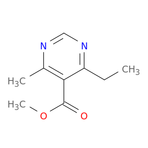 5-Pyrimidinecarboxylic acid, 4-ethyl-6-methyl-, methyl ester