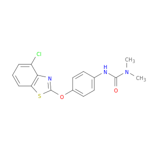 Urea, N'-[4-[(4-chloro-2-benzothiazolyl)oxy]phenyl]-N,N-dimethyl-