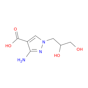 1H-Pyrazole-4-carboxylicacid, 3-amino-1-(2,3-dihydroxypropyl)-