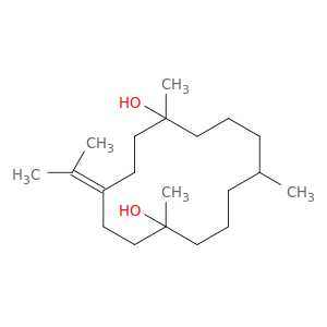 1,7-Cyclotetradecanediol, 1,7,11-trimethyl-4-(1-methylethylidene)-