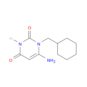 6-amino-1-(cyclohexylmethyl)-1,2,3,4-tetrahydropyrimidine-2,4-dione