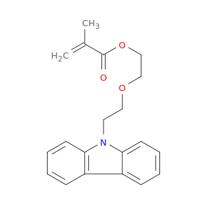 2-Propenoic acid, 2-methyl-, 2-[2-(9H-carbazol-9-yl)ethoxy]ethyl ester
