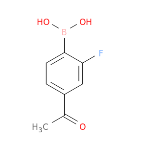 (4-乙酰基-2-氟苯基)硼酸