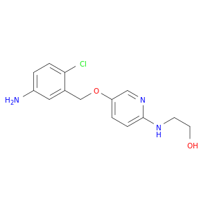 Ethanol, 2-[[5-[(5-amino-2-chlorophenyl)methoxy]-2-pyridinyl]amino]-