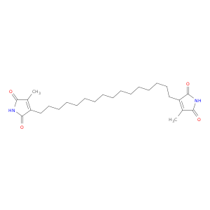 1H-Pyrrole-2,5-dione, 3,3'-(1,16-hexadecanediyl)bis[4-methyl-