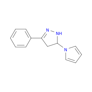 1H-Pyrazole, 4,5-dihydro-3-phenyl-5-(1H-pyrrolyl)-
