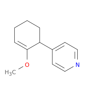 Pyridine, 4-(2-methoxy-2-cyclohexen-1-yl)-