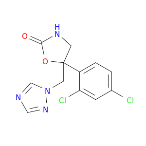 2-Oxazolidinone, 5-(2,4-dichlorophenyl)-5-(1H-1,2,4-triazol-1-ylmethyl)-