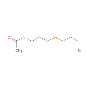 Ethanethioic acid, S-[3-[(3-bromopropyl)seleno]propyl] ester