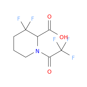 3,3-Difluoro-1-(2,2,2-trifluoroacetyl)piperidine-2-carboxylic acid