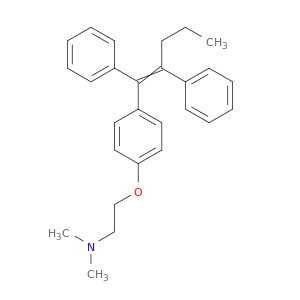 Ethanamine, 2-[4-(1,2-diphenyl-1-pentenyl)phenoxy]-N,N-dimethyl-
