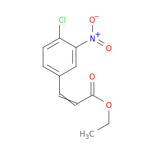 2-Propenoic acid, 3-(4-chloro-3-nitrophenyl)-, ethyl ester