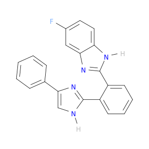 1H-Benzimidazole, 5-fluoro-2-[2-(4-phenyl-1H-imidazol-2-yl)phenyl]-