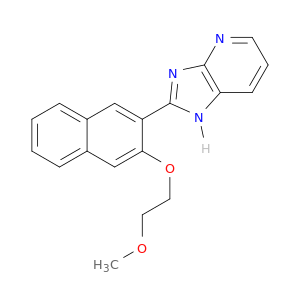1H-Imidazo[4,5-b]pyridine, 2-[3-(2-methoxyethoxy)-2-naphthalenyl]-