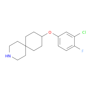 3-Azaspiro[5.5]undecane, 9-(3-chloro-4-fluorophenoxy)-