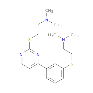 Ethanamine,2-[[4-[3-[[2-(dimethylamino)ethyl]thio]phenyl]-2-pyrimidinyl]thio]-N,N-dimethyl-