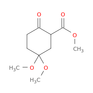 Cyclohexanecarboxylicacid, 5,5-dimethoxy-2-oxo-, methyl ester