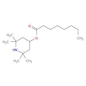 Octanoic acid, 2,2,6,6-tetramethyl-4-piperidinyl ester