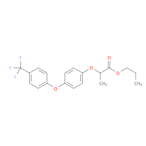 Propanoic acid, 2-[4-[4-(trifluoromethyl)phenoxy]phenoxy]-, propyl ester