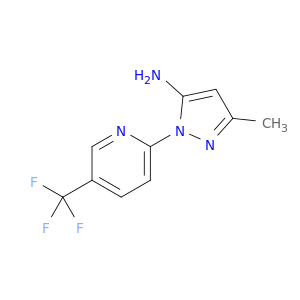 3-Methyl-1-[5-(trifluoromethyl)pyridin-2-yl]-1H-pyrazol-5-amine