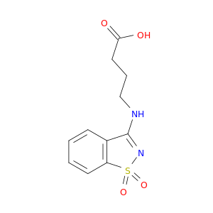 4-[(1,1-Dioxo-1??,2-benzothiazol-3-yl)amino]butanoic acid