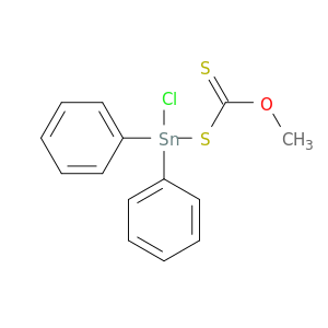 Stannane, chloro[(methoxythioxomethyl)thio]diphenyl-