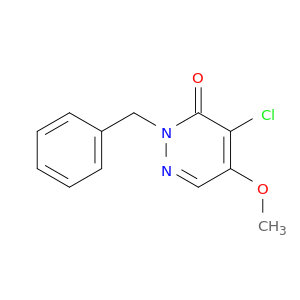 3(2H)-Pyridazinone, 4-chloro-5-methoxy-2-(phenylmethyl)-