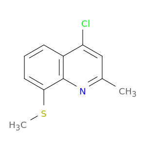 Quinoline,4-chloro-2-methyl-8-(methylthio)-