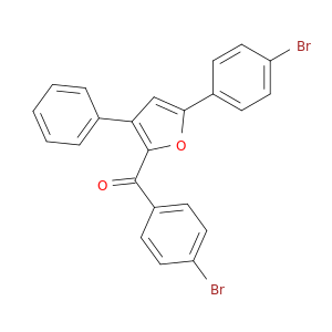 Methanone, (4-bromophenyl)[5-(4-bromophenyl)-3-phenyl-2-furanyl]-