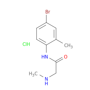 N-(4-Bromo-2-methylphenyl)-2-(methylamino)acetamide Hydrochloride