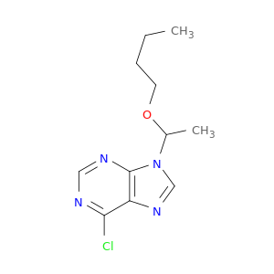 9H-Purine, 9-(1-butoxyethyl)-6-chloro-