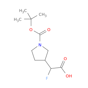 2-{1-[(tert-butoxy)carbonyl]pyrrolidin-3-yl}-2-fluoroacetic acid