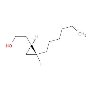 Cyclopropaneethanol, 2-hexyl-, trans-