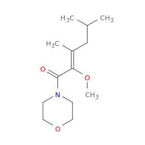 Morpholine, 4-[(2Z)-2-methoxy-3,5-dimethyl-1-oxo-2-hexenyl]-