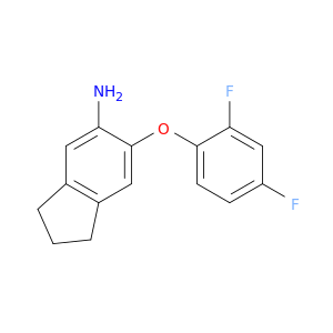 1H-Inden-5-amine, 6-(2,4-difluorophenoxy)-2,3-dihydro-