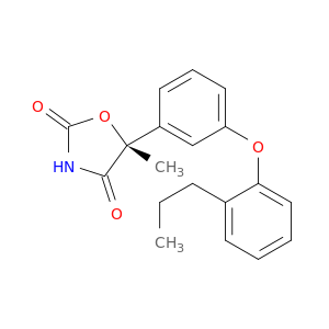 2,4-Oxazolidinedione, 5-methyl-5-[3-(2-propylphenoxy)phenyl]-, (5R)-