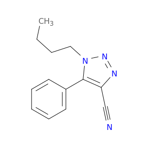 1H-1,2,3-Triazole-4-carbonitrile, 1-butyl-5-phenyl-