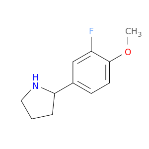 2-(3-Fluoro-4-methoxyphenyl)pyrrolidine