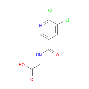 2-[(5,6-Dichloropyridin-3-yl)formamido]acetic acid