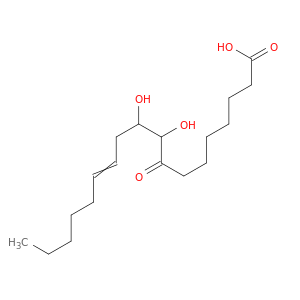 12-Octadecenoic acid, 9,10-dihydroxy-8-oxo-