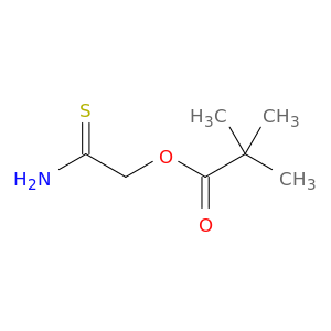 丙酸,2,2-二甲基-,2-氨基-2-硫代乙基酯