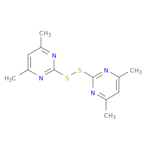 Pyrimidine, 2,2'-dithiobis[4,6-dimethyl-