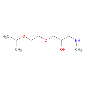 {2-Hydroxy-3-[2-(propan-2-yloxy)ethoxy]propyl}(methyl)amine