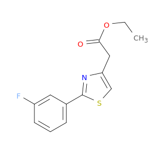Ethyl 2-[2-(3-fluorophenyl)-1,3-thiazol-4-yl]acetate