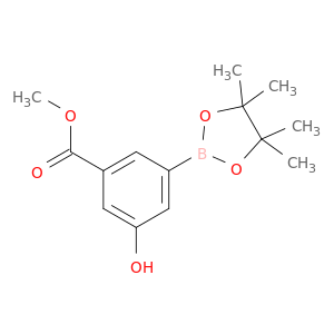 3-羟基-5-(4,4,5,5-四甲基-1,3,2-二氧硼杂环戊烷-2-基)苯甲酸甲酯